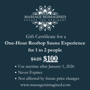 One-Hour Rooftop Sauna Experience for 1 to 2 people